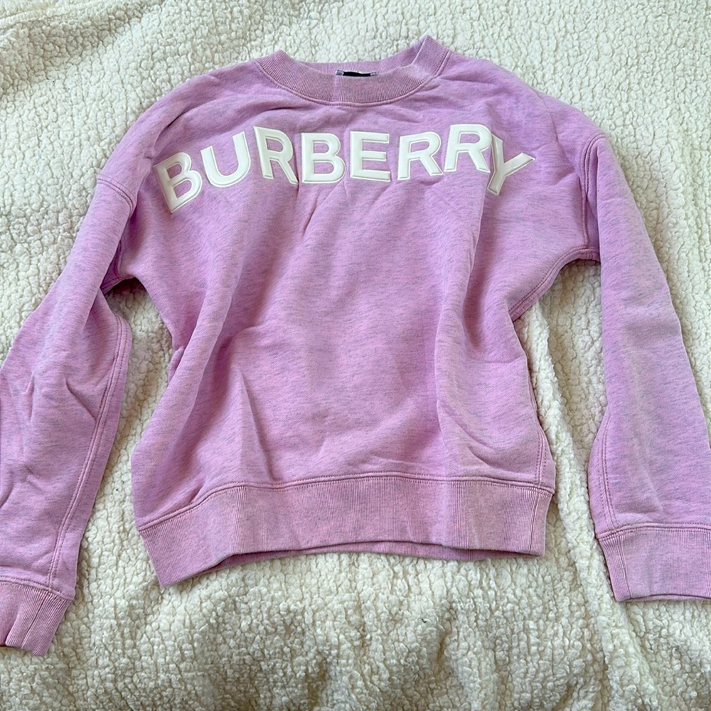 Burberry girls 10y crewneck